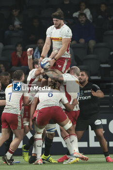 2023-12-10 - Dino Lamb of Harlequins during the EPCR Champions Cup, Pool 2 rugby union match between Racing 92 and Harlequins on December 10, 2023 at Paris La Défense Arena in Nanterre near Paris, France - RUGBY - CHAMPIONS CUP - RACING 92 V HARLEQUINS - CHAMPIONS CUP - RUGBY