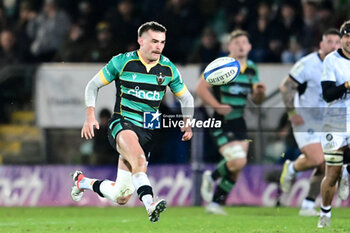 2023-12-15 - Northampton Saints fullback George Furbank during the Champions Cup, rugby union match between Northampton Saints and RC Toulon on 15 December 2023 at Franklins Gardens in Northampton, England - RUGBY - CHAMPIONS CUP - NORTHAMPTON V TOULON - CHAMPIONS CUP - RUGBY