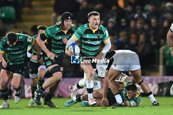 2023-12-15 - Northampton Saints fullback George Furbank during the Champions Cup, rugby union match between Northampton Saints and RC Toulon on 15 December 2023 at Franklins Gardens in Northampton, England - RUGBY - CHAMPIONS CUP - NORTHAMPTON V TOULON - CHAMPIONS CUP - RUGBY