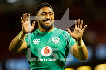 04/02/2023 - Bundee Aki of Ireland during the Six Nations 2023, rugby union match between Wales and Ireland on February 4, 2023 at Millenium Stadium in Cardiff, Wales - RUGBY - SIX NATIONS 2023 - WALES V IRELAND - 6 NAZIONI - RUGBY