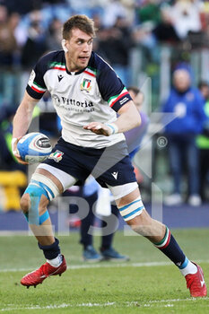 05/02/2023 - Federico Ruzza of Italy in action during the 2023 Six Nations, rugby union match between Italy and France on February 5, 2023 at Stadio Olimpico in Rome, Italy - RUGBY - 6 NATIONS 2023 - ITALY V FRANCE - 6 NAZIONI - RUGBY