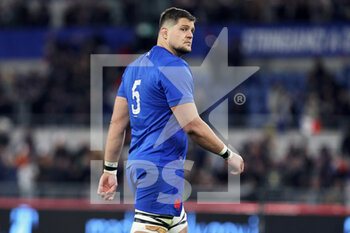 05/02/2023 - Paul Willemse of France greets his supporters at the end of the 2023 Six Nations, rugby union match between Italy and France on February 5, 2023 at Stadio Olimpico in Rome, Italy - RUGBY - 6 NATIONS 2023 - ITALY V FRANCE - 6 NAZIONI - RUGBY