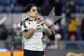 2023-02-05 - Ange Capuozzo of Italy greets his supporters at the end of the 2023 Six Nations, rugby union match between Italy and France on February 5, 2023 at Stadio Olimpico in Rome, Italy - RUGBY - 6 NATIONS 2023 - ITALY V FRANCE - SIX NATIONS - RUGBY