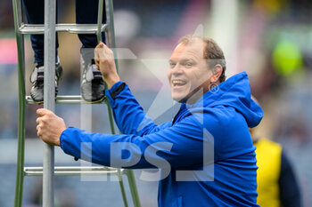 11/02/2023 - Scotland assistant coach, Pieter de Villiers, during the warm up before the Six Nations 2023, rugby union match between Scotland and Wales on February 11, 2023 at BT Murrayfield Stadium in Edinburgh, Scotland - RUGBY - SIX NATIONS 2023 - SCOTLAND V WALES - 6 NAZIONI - RUGBY