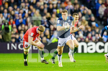 11/02/2023 - Huw Jones of Scotland during the Six Nations 2023, rugby union match between Scotland and Wales on February 11, 2023 at BT Murrayfield Stadium in Edinburgh, Scotland - RUGBY - SIX NATIONS 2023 - SCOTLAND V WALES - 6 NAZIONI - RUGBY