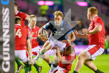 2023-02-11 - Duhan van der Merwe of Scotland during the Six Nations 2023, rugby union match between Scotland and Wales on February 11, 2023 at BT Murrayfield Stadium in Edinburgh, Scotland - RUGBY - SIX NATIONS 2023 - SCOTLAND V WALES - SIX NATIONS - RUGBY