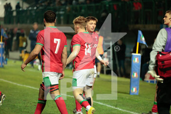 10/03/2023 - Harri Houston of Wales U20 celebrates - U20 - ITALY VS WALES - 6 NAZIONI - RUGBY