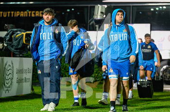 24/02/2023 - Italy U20 arrives at the stadium - U20 - ITALY VS IRELAND - 6 NAZIONI - RUGBY