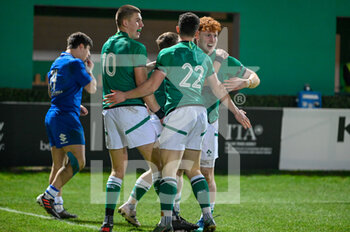 24/02/2023 - Ireland U20 celebrates after scoring a goal - U20 - ITALY VS IRELAND - 6 NAZIONI - RUGBY