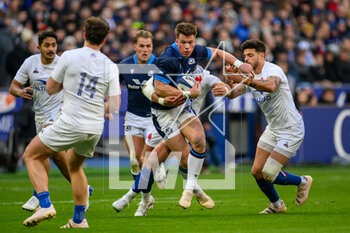 26/02/2023 - Huw Jones of Scotland and Gael Fickou, Romain Ntamack of France during the Six Nations 2023 rugby union match between France and Scotland on 26 February 2023 at Stade de France in Saint-Denis near Paris, France - RUGBY - SIX NATIONS 2023 - FRANCE V SCOTLAND - 6 NAZIONI - RUGBY