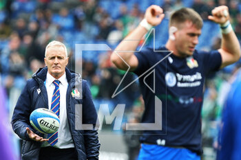 25/02/2023 - Kieran Crowley head coach of Ireland during the Six Nations 2023 rugby union match between Italy and Ireland on February 25, 2023 at Stadio Olimpico in Rome, Italy - RUGBY - SIX NATIONS 2023 - ITALY V IRELAND - 6 NAZIONI - RUGBY