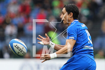 25/02/2023 - Ange Capuozzo of Italy in action during the Six Nations 2023 rugby union match between Italy and Ireland on February 25, 2023 at Stadio Olimpico in Rome, Italy - RUGBY - SIX NATIONS 2023 - ITALY V IRELAND - 6 NAZIONI - RUGBY