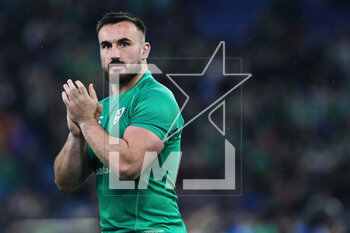 25/02/2023 - Ronan Kelleher of Ireland greets his supporters at the end of the Six Nations 2023 rugby union match between Italy and Ireland on February 25, 2023 at Stadio Olimpico in Rome, Italy - RUGBY - SIX NATIONS 2023 - ITALY V IRELAND - 6 NAZIONI - RUGBY