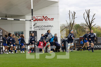 2023-03-26 - Italian and French players entrance - 2023 WOMEN'S - ITALY VS FRANCE - SIX NATIONS - RUGBY