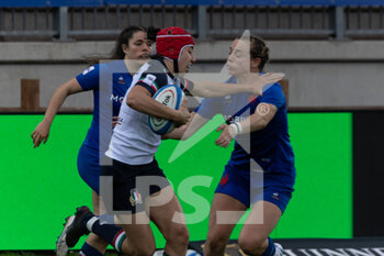 2023-03-26 - OSTUNI MINUZZI Vittoria (Italy) carries the ball - 2023 WOMEN'S - ITALY VS FRANCE - SIX NATIONS - RUGBY