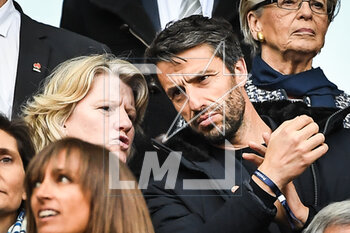 18/03/2023 - President of the French National Olympic Committee (CNOSF) Brigitte HENRIQUES and President of the Paris 2024 Organising Committee for the Olympic and Paralympic Games and former French canoeist Tony ESTANGUET during the Six Nations 2023 rugby union match between France and Wales on March 18, 2023 at Stade de France in Saint-Denis near Paris, France - RUGBY - SIX NATIONS 2023 - FRANCE V WALES - 6 NAZIONI - RUGBY