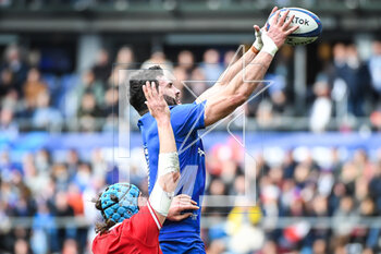 18/03/2023 - Charles OLLIVON of France during the Six Nations 2023 rugby union match between France and Wales on March 18, 2023 at Stade de France in Saint-Denis near Paris, France - RUGBY - SIX NATIONS 2023 - FRANCE V WALES - 6 NAZIONI - RUGBY