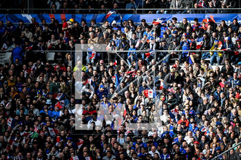 18/03/2023 - Supporters of France during the Six Nations 2023 rugby union match between France and Wales on March 18, 2023 at Stade de France in Saint-Denis near Paris, France - RUGBY - SIX NATIONS 2023 - FRANCE V WALES - 6 NAZIONI - RUGBY