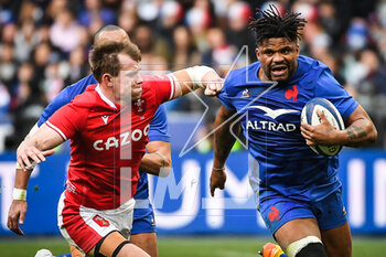 18/03/2023 - Nick TOMPKINS of Wales and Jonathan DANTY of France during the Six Nations 2023 rugby union match between France and Wales on March 18, 2023 at Stade de France in Saint-Denis near Paris, France - RUGBY - SIX NATIONS 2023 - FRANCE V WALES - 6 NAZIONI - RUGBY