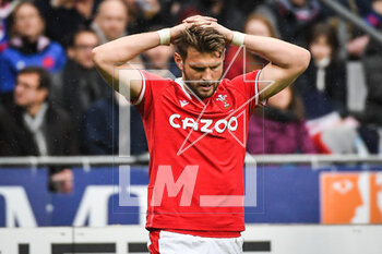 18/03/2023 - Dan BIGGAR of Wales looks dejected during the Six Nations 2023 rugby union match between France and Wales on March 18, 2023 at Stade de France in Saint-Denis near Paris, France - RUGBY - SIX NATIONS 2023 - FRANCE V WALES - 6 NAZIONI - RUGBY