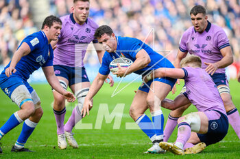 2023-03-18 - Luca Morisi of Italy is tackled by Kyle Steyn of Scotland during the Six Nations 2023 rugby union match between Scotland and Italy on 18 March 2023 at the BT Murrayfield Stadium in Edinburgh, Scotland - RUGBY - SIX NATIONS 2023 - SCOTLAND V ITALY - SIX NATIONS - RUGBY