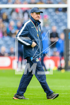 2023-03-18 - Italian head coach, Kieran Crowley during the Six Nations 2023 rugby union match between Scotland and Italy on 18 March 2023 at the BT Murrayfield Stadium in Edinburgh, Scotland - RUGBY - SIX NATIONS 2023 - SCOTLAND V ITALY - SIX NATIONS - RUGBY