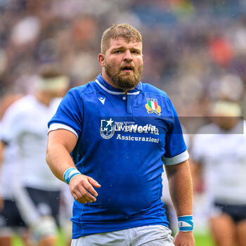 2023-07-29 - Pietro Ceccarelli of Italy during the Summer Nations Series 2023, rugby union match between Scotland and Italy on 29 July 2023 at the Scottish Gas Murrayfield Stadium in Edinburgh, Scotland - RUGBY - SUMMER NATIONS SERIES 2023 - SCOTLAND V ITALY - TEST MATCH - RUGBY