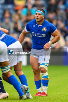 2023-07-29 - Danilo Fischetti of Italy during the Summer Nations Series 2023, rugby union match between Scotland and Italy on 29 July 2023 at the Scottish Gas Murrayfield Stadium in Edinburgh, Scotland - RUGBY - SUMMER NATIONS SERIES 2023 - SCOTLAND V ITALY - TEST MATCH - RUGBY