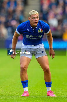 2023-07-29 - Alessandro Garbisi of Italy during the Summer Nations Series 2023, rugby union match between Scotland and Italy on 29 July 2023 at the Scottish Gas Murrayfield Stadium in Edinburgh, Scotland - RUGBY - SUMMER NATIONS SERIES 2023 - SCOTLAND V ITALY - TEST MATCH - RUGBY
