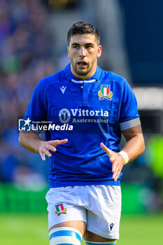 2023-07-29 - Edoardo Iachizzi of Italy during the Summer Nations Series 2023, rugby union match between Scotland and Italy on 29 July 2023 at the Scottish Gas Murrayfield Stadium in Edinburgh, Scotland - RUGBY - SUMMER NATIONS SERIES 2023 - SCOTLAND V ITALY - TEST MATCH - RUGBY