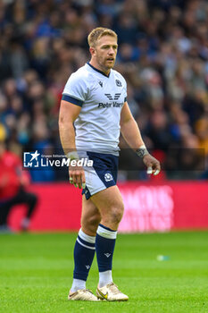 2023-07-29 - Kyle Steyn of Scotland during the Summer Nations Series 2023, rugby union match between Scotland and Italy on 29 July 2023 at the Scottish Gas Murrayfield Stadium in Edinburgh, Scotland - RUGBY - SUMMER NATIONS SERIES 2023 - SCOTLAND V ITALY - TEST MATCH - RUGBY