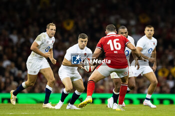 2023-08-05 - George Ford of England during the Summer Nations Series 2023, rugby union match between Wales and England on 5 August 2023 at Millenium Stadium in Cardiff, Wales - RUGBY - SUMMER NATIONS SERIES 2023 - WALES V ENGLAND - TEST MATCH - RUGBY