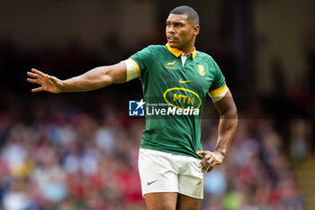 2023-08-19 - Damian Willemse of South Africa during the Summer Nations Series 2023, Rugby Union Friendly match between Wales and South Africa on 19 August 2023 at Principality Stadium in Cardiff, Wales - RUGBY - SUMMER NATIONS SERIES 2023 - WALES V SOUTH AFRICA - TEST MATCH - RUGBY