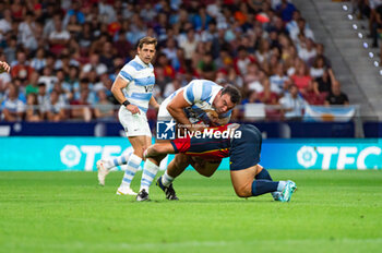 2023-08-26 - Agustin Creevy (Argentina) in action during the rugby match between national teams of Spain and Argentina (los Pumas) played at Estadio Civitas Metropolitano on August 26, 2023 in Madrid, Spain - RUGBY 2023: SPAIN VS ARGENTINA - TEST MATCH - RUGBY