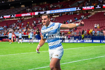 2023-08-26 - Rodrigo Isgro (Argentina) at the end of the rugby match between national teams of Spain and Argentina (los Pumas) played at Estadio Civitas Metropolitano on August 26, 2023 in Madrid, Spain - RUGBY 2023: SPAIN VS ARGENTINA - TEST MATCH - RUGBY