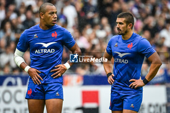 2023-08-27 - Gael FICKOU of France and Thomas RAMOS of France during the Summer Nations Series 2023, rugby union match between France and Australia on August 27, 2023 at Stade de France in Saint-Denis near Paris, France - RUGBY - SUMMER NATIONS SERIES 2023 - FRANCE V AUSTRALIA - TEST MATCH - RUGBY
