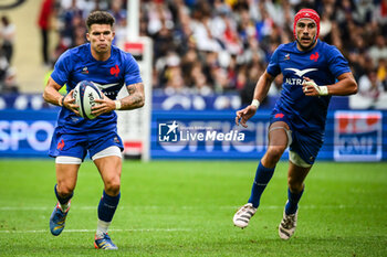 2023-08-27 - Matthieu JALIBERT of France and Gabin VILLIERE of France during the Summer Nations Series 2023, rugby union match between France and Australia on August 27, 2023 at Stade de France in Saint-Denis near Paris, France - RUGBY - SUMMER NATIONS SERIES 2023 - FRANCE V AUSTRALIA - TEST MATCH - RUGBY