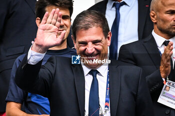 2023-08-27 - French Rugby Federation (FFR) President Florian GRILL during the Summer Nations Series 2023, rugby union match between France and Australia on August 27, 2023 at Stade de France in Saint-Denis near Paris, France - RUGBY - SUMMER NATIONS SERIES 2023 - FRANCE V AUSTRALIA - TEST MATCH - RUGBY