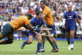 2023-08-28 - Antoine Dupont of France during the Summer Nations Series 2023, rugby union match between France and Australia on August 27, 2023 at Stade de France in Saint-Denis near Paris, France - RUGBY - SUMMER NATIONS SERIES 2023 - FRANCE V AUSTRALIA - TEST MATCH - RUGBY