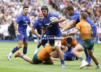 2023-08-28 - Gregory Alldritt of France during the Summer Nations Series 2023, rugby union match between France and Australia on August 27, 2023 at Stade de France in Saint-Denis near Paris, France - RUGBY - SUMMER NATIONS SERIES 2023 - FRANCE V AUSTRALIA - TEST MATCH - RUGBY