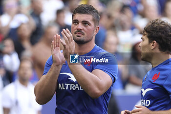 2023-08-28 - Gregory Alldritt of France salutes the supporters following the Summer Nations Series 2023, rugby union match between France and Australia on August 27, 2023 at Stade de France in Saint-Denis near Paris, France - RUGBY - SUMMER NATIONS SERIES 2023 - FRANCE V AUSTRALIA - TEST MATCH - RUGBY