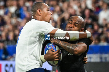 2023-09-08 - Gael FICKOU of France and Mark TELEA of New Zealand during the World Cup 2023, Pool A rugby union match between France and New Zealand on September 8, 2023 at Stade de France in Saint-Denis near Paris, France - RUGBY - WORLD CUP 2023 - FRANCE V NEW ZEALAND - WORLD CUP - RUGBY