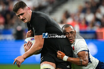 2023-09-08 - Dalton PAPALI'I of New Zealand and Gael FICKOU of France during the World Cup 2023, Pool A rugby union match between France and New Zealand on September 8, 2023 at Stade de France in Saint-Denis near Paris, France - RUGBY - WORLD CUP 2023 - FRANCE V NEW ZEALAND - WORLD CUP - RUGBY
