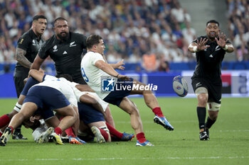 2023-09-08 - Antoine Dupont of France in action during the World Cup 2023, Pool A rugby union match between France and New Zealand on September 8, 2023 at Stade de France in Saint-Denis near Paris, France - RUGBY - WORLD CUP 2023 - FRANCE V NEW ZEALAND - WORLD CUP - RUGBY