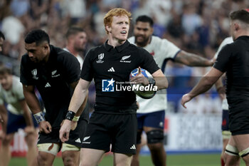 2023-09-08 - Finlay Christie of New Zealand during the World Cup 2023, Pool A rugby union match between France and New Zealand on September 8, 2023 at Stade de France in Saint-Denis near Paris, France - RUGBY - WORLD CUP 2023 - FRANCE V NEW ZEALAND - WORLD CUP - RUGBY