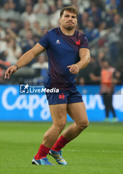 2023-09-08 - Antoine Dupont of France during the World Cup 2023, Pool A rugby union match between France and New Zealand on September 8, 2023 at Stade de France in Saint-Denis near Paris, France - RUGBY - WORLD CUP 2023 - FRANCE V NEW ZEALAND - WORLD CUP - RUGBY