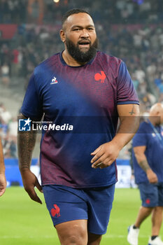 2023-09-08 - Uini Atonio of France during the World Cup 2023, Pool A rugby union match between France and New Zealand on September 8, 2023 at Stade de France in Saint-Denis near Paris, France - RUGBY - WORLD CUP 2023 - FRANCE V NEW ZEALAND - WORLD CUP - RUGBY