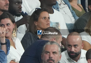 2023-09-08 - Laure Manaudou during the World Cup 2023, Pool A rugby union match between France and New Zealand on September 8, 2023 at Stade de France in Saint-Denis near Paris, France - RUGBY - WORLD CUP 2023 - FRANCE V NEW ZEALAND - WORLD CUP - RUGBY