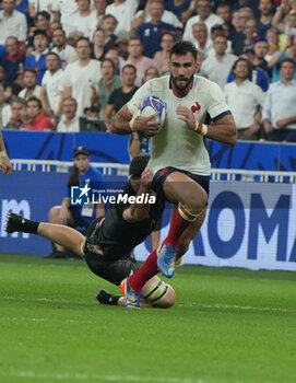 2023-09-08 - Charles Ollivon of France during the World Cup 2023, Pool A rugby union match between France and New Zealand on September 8, 2023 at Stade de France in Saint-Denis near Paris, France - RUGBY - WORLD CUP 2023 - FRANCE V NEW ZEALAND - WORLD CUP - RUGBY