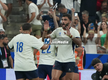 2023-09-08 - Charles Ollivon of France during the World Cup , Pool A rugby union match between France and New Zealand on September 8, 2023 at Stade de France in Saint-Denis near Paris, France - RUGBY - WORLD CUP 2023 - FRANCE V NEW ZEALAND - WORLD CUP - RUGBY
